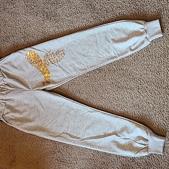 Beautiful Gold Beaded Jogger Set NWOT - Picture 3 of 6